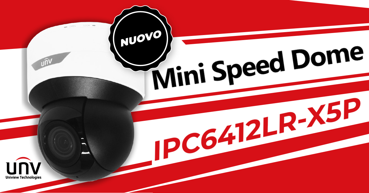 Nuova mini speed dome unv IPC6412LR-X5P